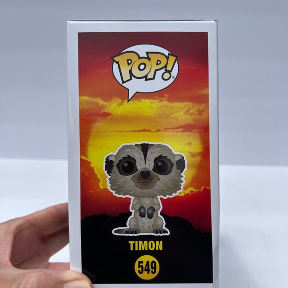 Funko POP Disney The Lion King - Timon (Flocked) #549 Barnes & Noble Exclusive - Picture 5 of 7